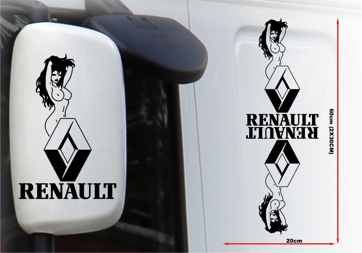 Samolepka na zrcátko RENAULT - MST29X005