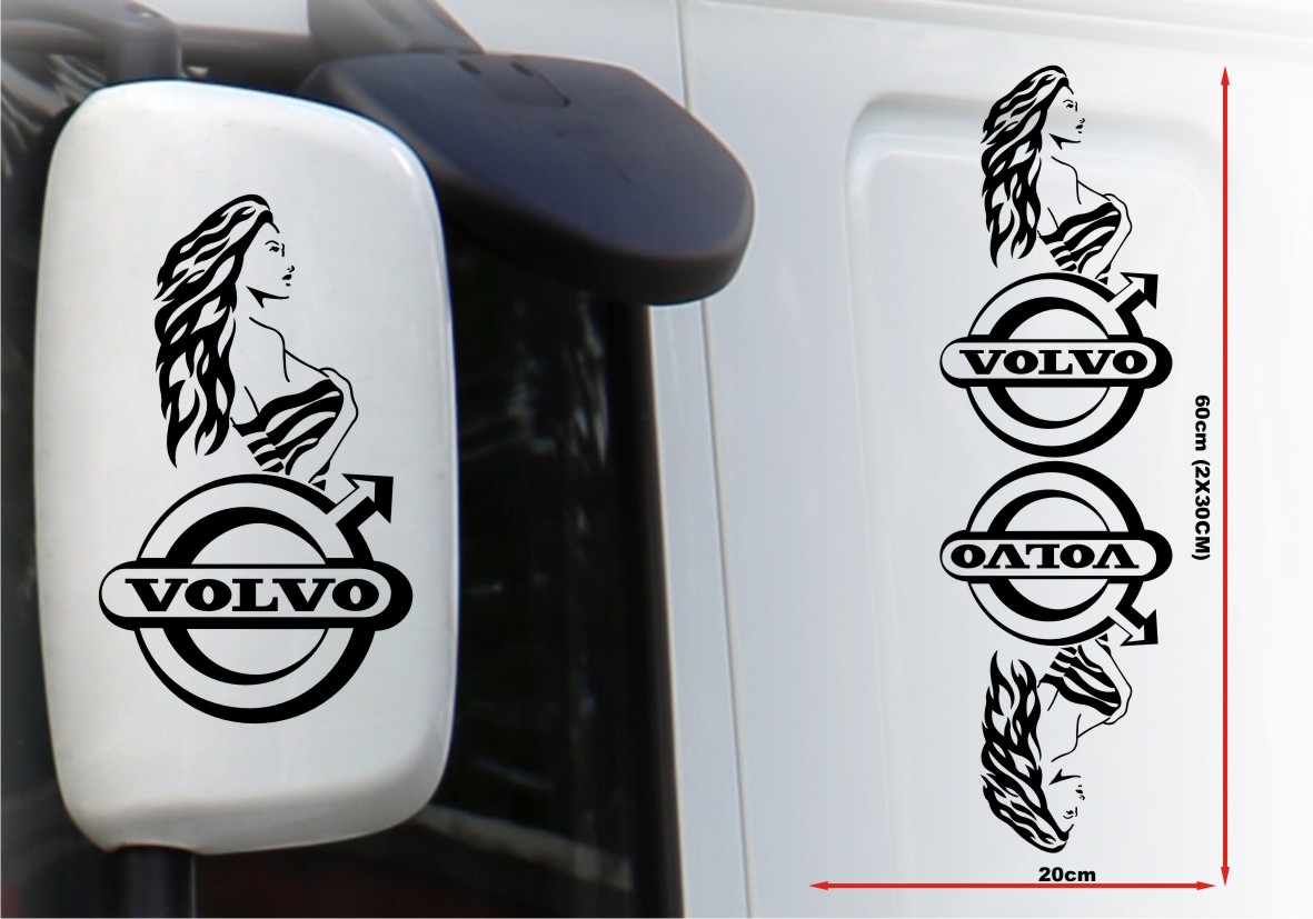 Samolepka na zrcátko VOLVO - MST1009