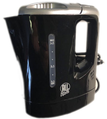 Rychlovarná konvice 0,8l černo/sříbrná - 12V