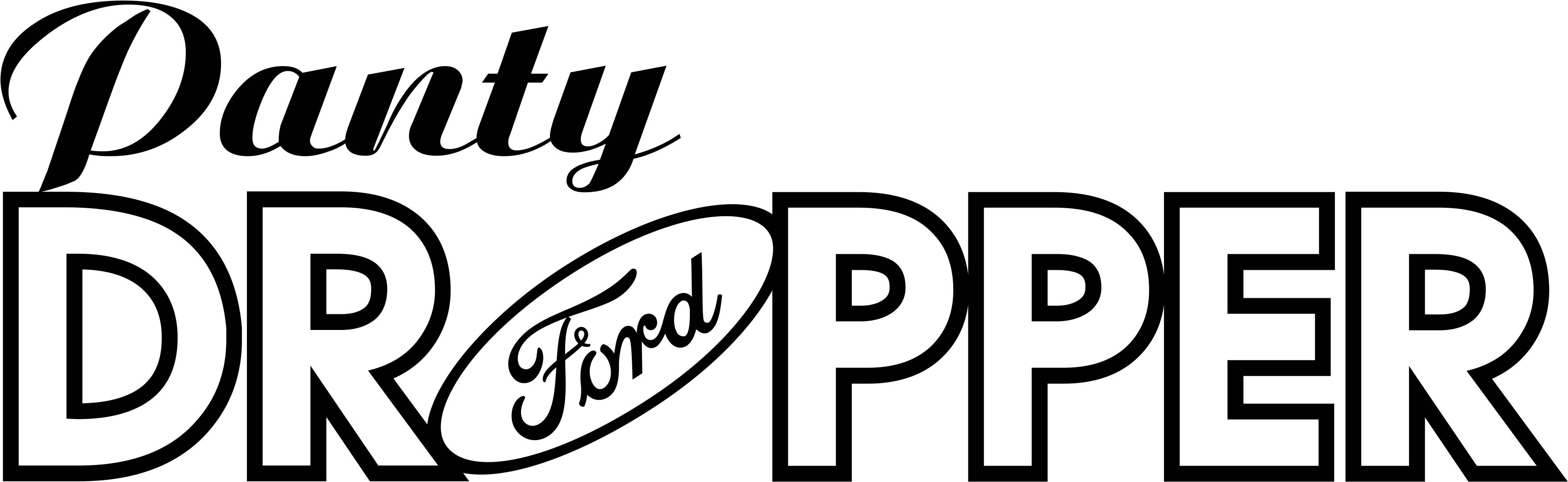 samolepka nápis Panty Dropper - Ford