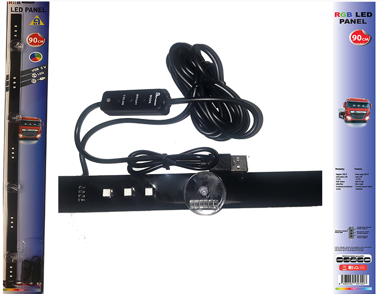 Světelný RGB LED panel 90cm