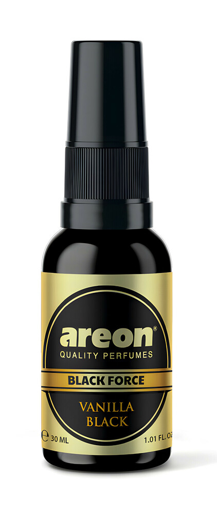 AREON Black Force Spray 30ml - VANILLA BLACK