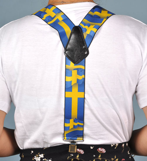 Kšandy pánské s potiskem - Švédsko