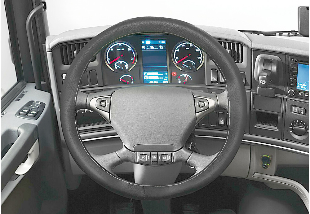 Omotávka volantu kožená "M" 44/46cm černá