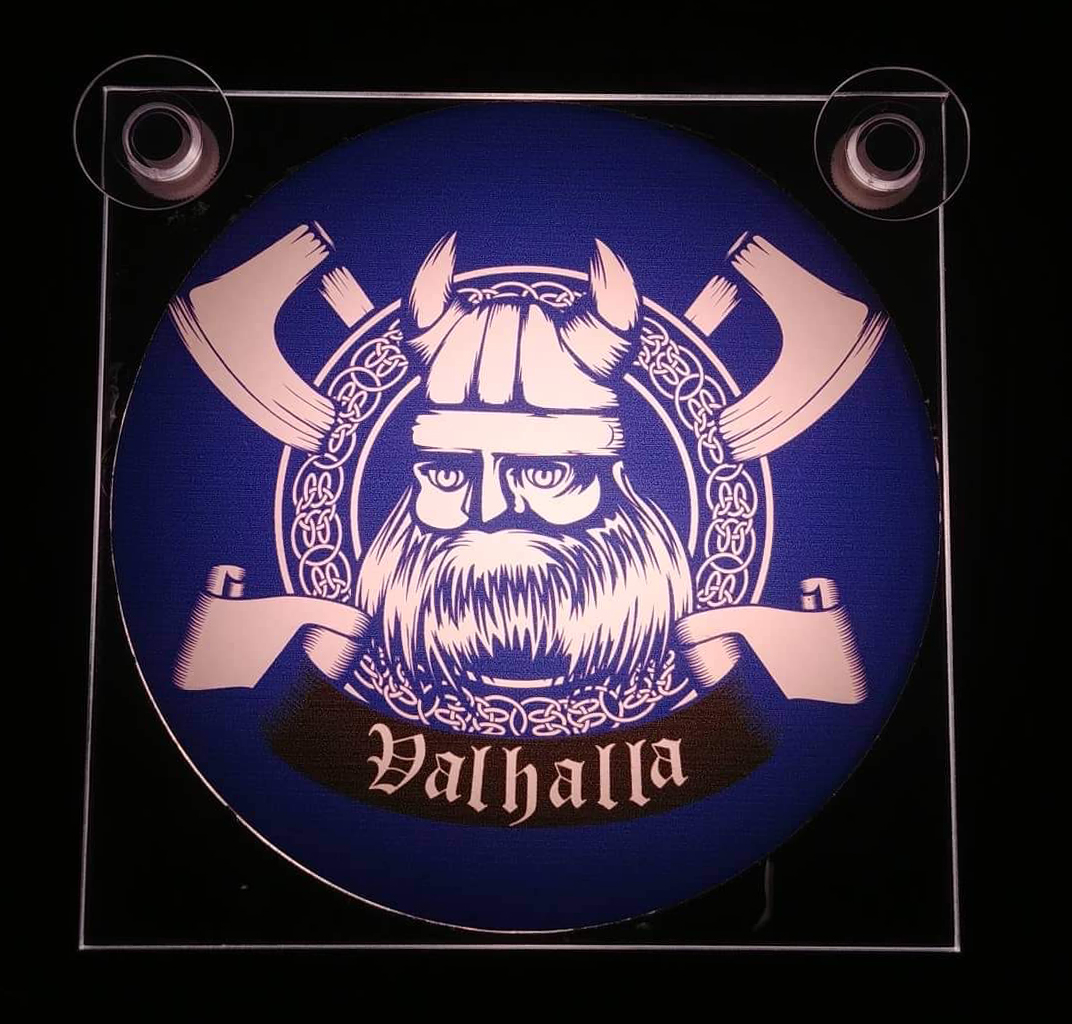 Světelný LED box -Viking Valhalla USB