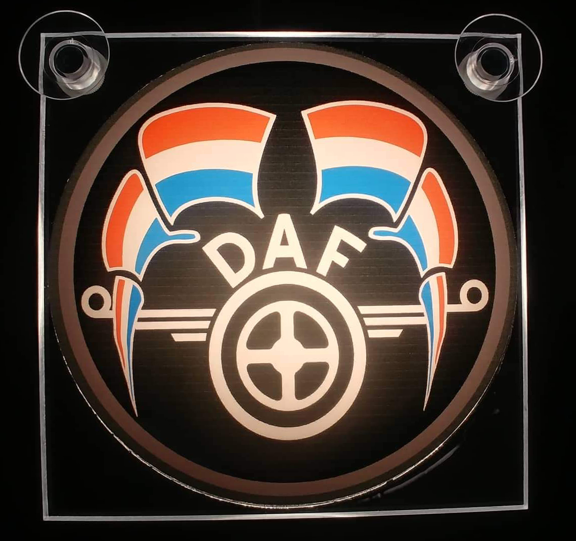 Světelný LED box – DAF Holland Flags 12/24V