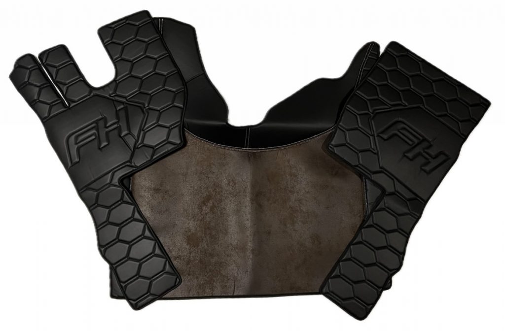 autokoberec VOLVO FH od 2013 i od 2021 automat (sada) – vlastní kombinace /vzor 1/ – alcantara