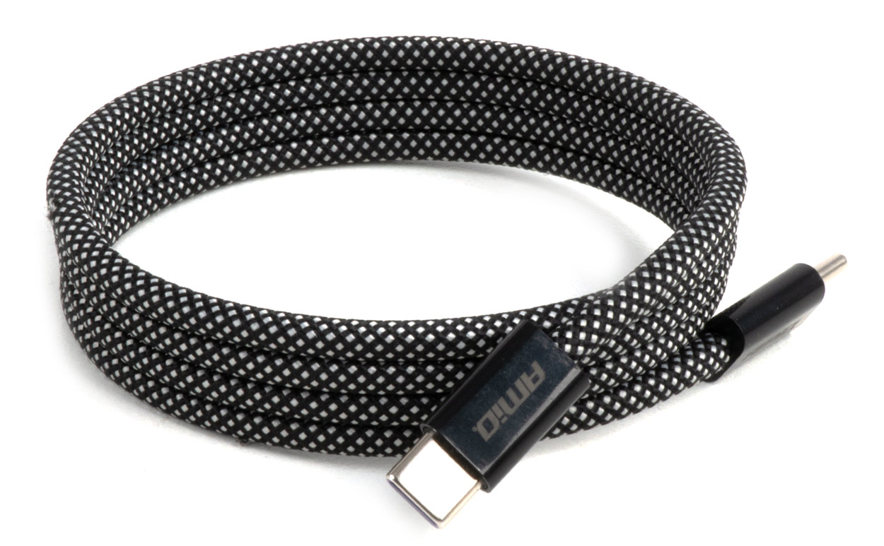 Magnetický USB kabel USB-C to USB-C, 60W, 100cm