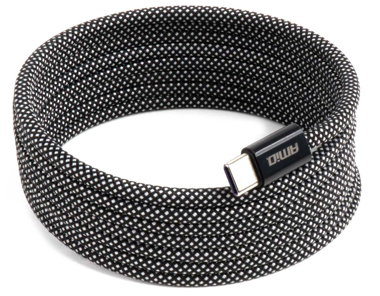 Magnetický USB kabel USB-C to USB-C, 60W, 200cm