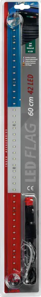 Světelná trikolóra "FRANCE" 24V, 60cm