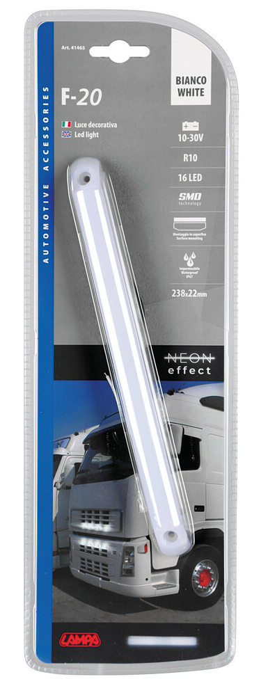 Poziční LED světlo F-20, 16xLED, 10-30V - bílé