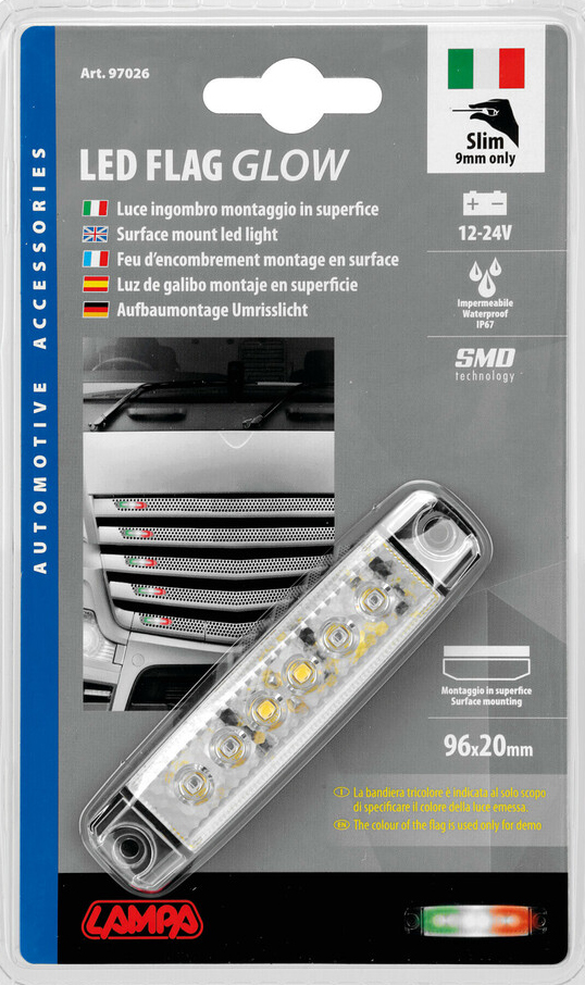 Poziční světlo 6x LED 12/24V ITALY