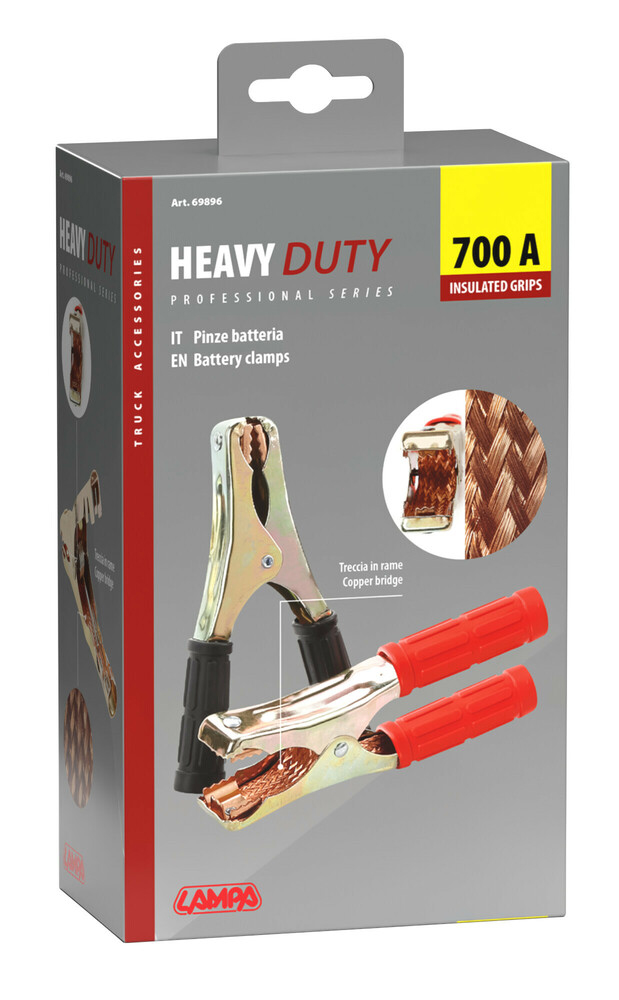 Svorky nabíjecích kabelů 700A