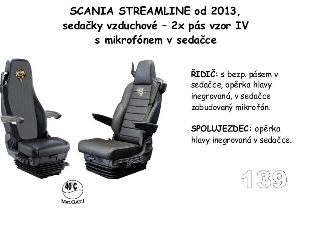 autopotah kožený SCANIA č.139 – ROYAL