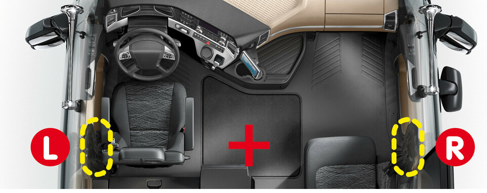 Zabezpečení dveří - MAN TGX,TGA,TGS 2007-2014