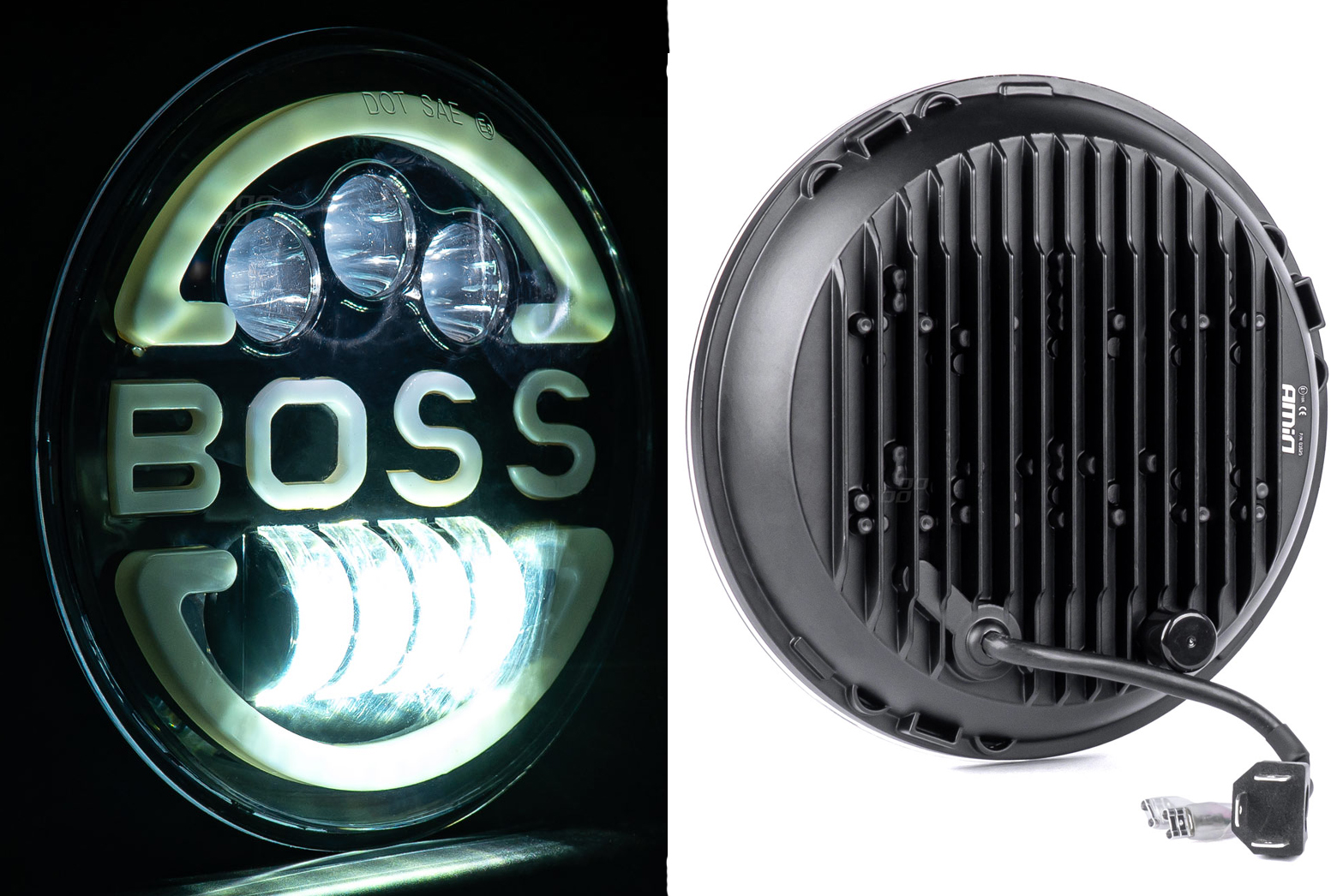LED pracovní světlo BOSS, Multifunction 9-36V, 55W